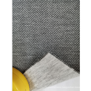 Herringbone Twill Scuba Knitting Fabric